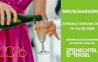 Nieuwjaarsdrink in De Geer op zondag 4 januari: Klink mee op 2026!