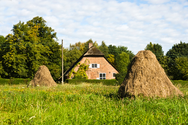 Langgevelhoeve met hooimeid Hoksent Molhem